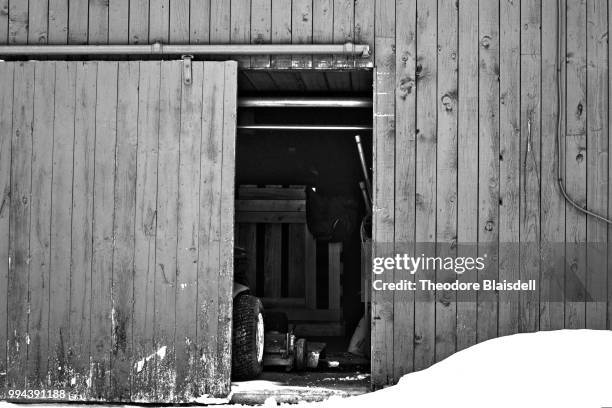 barn in the snow.jpg - theodore stock pictures, royalty-free photos & images