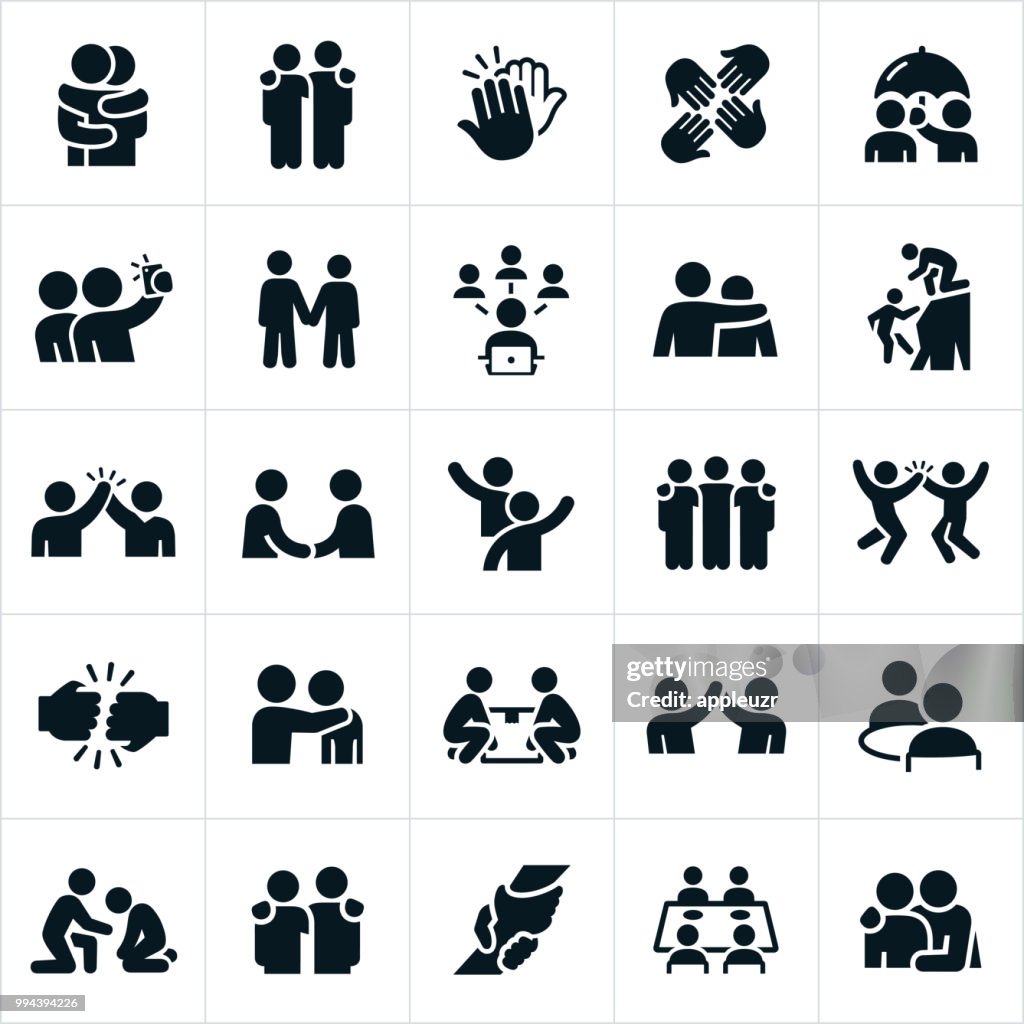 Iconos de la amistad