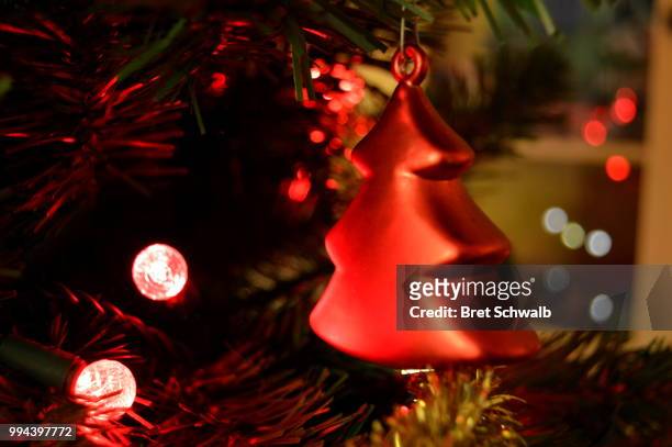 tree ornament - bret schwalb stock pictures, royalty-free photos & images