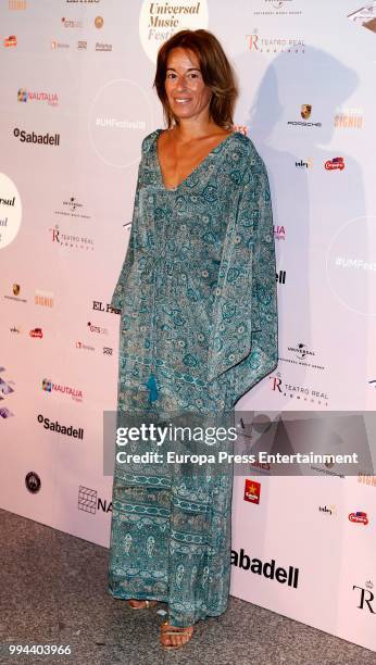 Monica Martin Luque attends Miguel Rios concert on July 6, 2018 in Madrid, Spain.