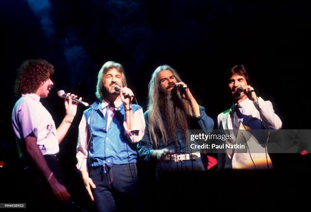 Steven Sanders The Oak Ridge Boys perform on stage, left to right, Joe Bonsall ...