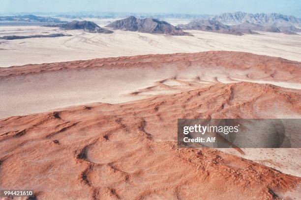 aerial view of the coast of the skeletons in namibia - kunene region bildbanksfoton och bilder