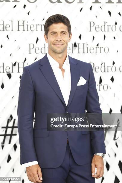 Fernando Verdasco attends the Pedro del Hierro show at Mercedes Benz Fashion Week Madrid Spring/ Summer 2019 on July 8, 2018 in Madrid, Spain.