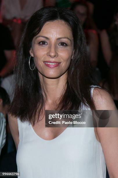 Ana Alvarez attends the Malne fashion show at Mercedes Benz Fashion Week Madrid Spring/ Summer 2019 on July 9, 2018 in Madrid, Spain. On July 9, 2018...