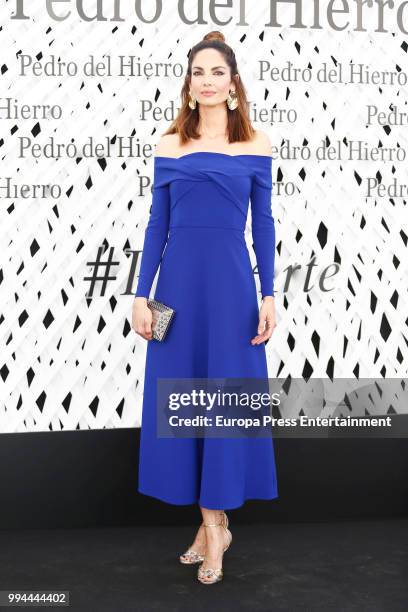 Eugenia Silva attends Pedro del Hierro show at Mercedes Benz Fashion Week Madrid Spring/ Summer 2019 on July 8, 2018 in Madrid, Spain.