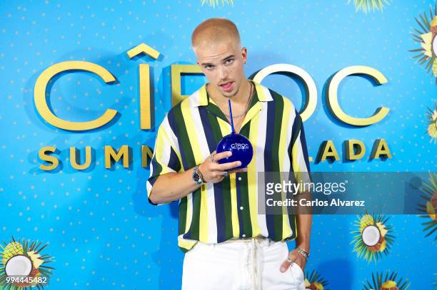 Model River Viiperi is named new ambassador of Ciroc Ultra Premium Vodka during the Mercedes Benz Fashion Week Madrid on July 9, 2018 in Madrid,...