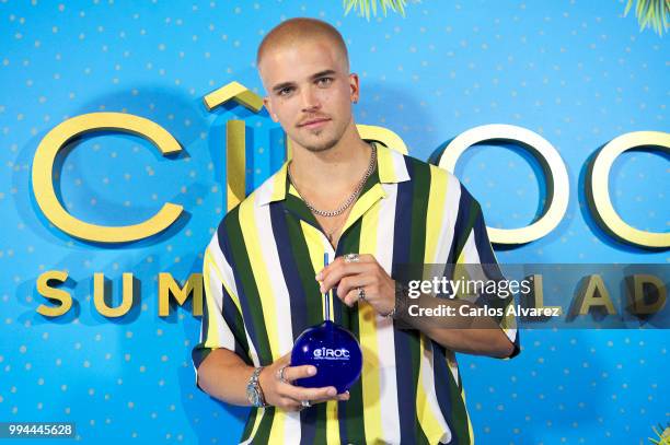 Model River Viiperi is named new ambassador of Ciroc Ultra Premium Vodka during the Mercedes Benz Fashion Week Madrid on July 9, 2018 in Madrid,...