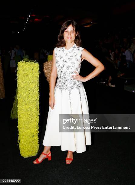 Nuria del Rio attends the Teresa Helbig show at Mercedes Benz Fashion Week Madrid Spring/ Summer 2019 on July 8, 2018 in Madrid, Spain