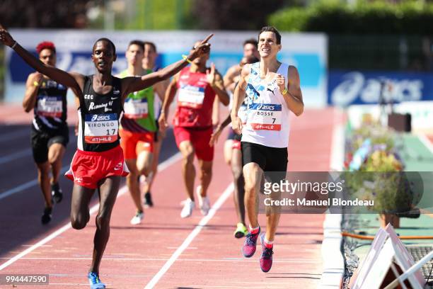 Pierre Ambroise Bosse competes in the 800m final during the French National Championships 2018 of athletics on July 8, 2018 in Albi, France.