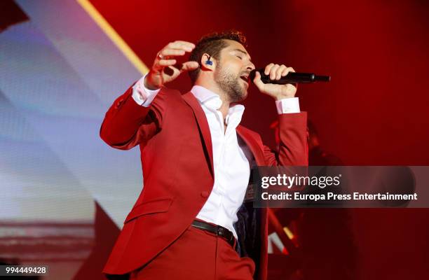 David Bisbal performs in concert in Sancti Petri on July 7, 2018 in Chiclana de la Frontera, Spain.