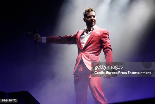 David Bisbal performs in concert in Sancti Petri on July 7, 2018 in Chiclana de la Frontera, Spain.