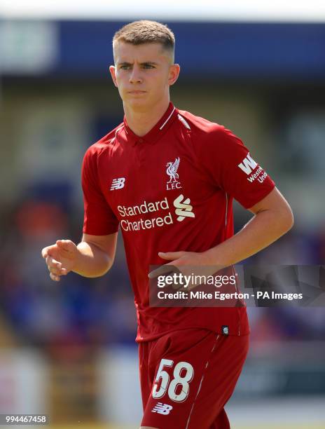 Liverpool's Ben Woodburn