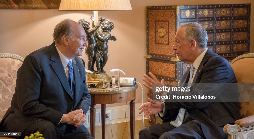 Portuguese President Receives Leaders