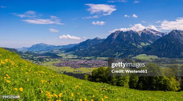 germany, bavaria, oberallgaeu, oberstdorf - allgau alps stock pictures, royalty-free photos & images