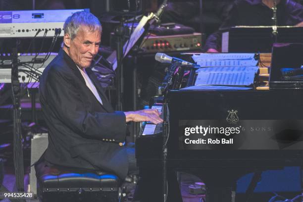 Burt Bacharach performs live on stage at The Royal Festival Hall on July 6, 2018 in London, England.