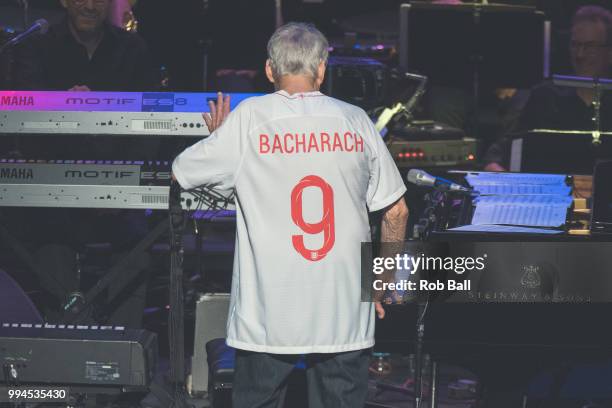 Burt Bacharach performs live on stage at The Royal Festival Hall on July 6, 2018 in London, England.