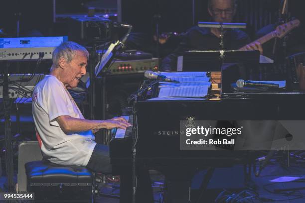 Burt Bacharach performs live on stage at The Royal Festival Hall on July 6, 2018 in London, England.