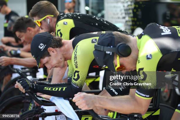 Start / Daryl Impey of South Africa and Team Mitchelton-Scott / during the 105th Tour de France 2018, Stage 3 a 35,5km Team time trial stage / Warm...