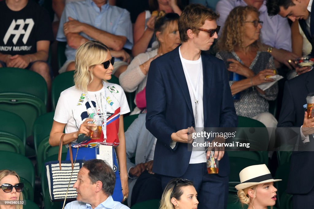 Celebrities Attend Wimbledon