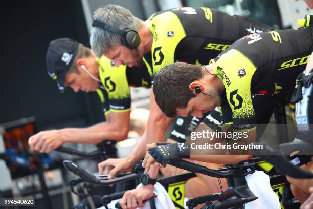 Start / Mikel Nieve of Spain and Team Mitchelton-Scott / during the 105th Tour de France 2018, Stage 3 a 35,5km Team time trial stage / Warm Up /...