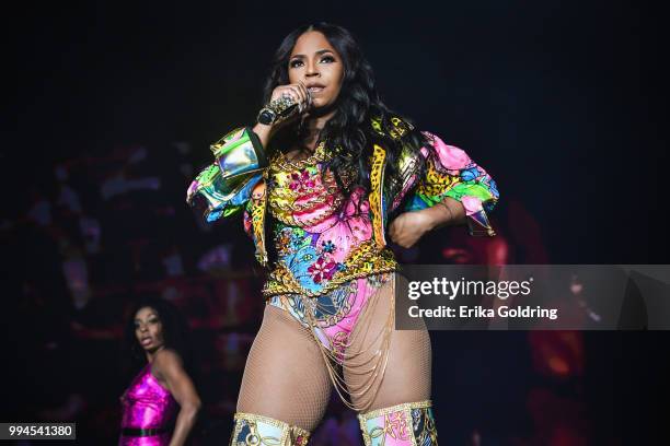 Ashanti performs onstage during the 2018 Essence Festival at the Mercedes-Benz Superdome on July 8, 2018 in New Orleans, Louisiana.