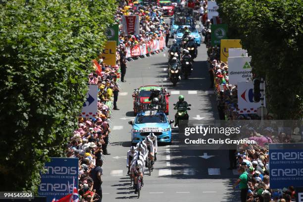 Christopher Froome of Great Britain / Egan Arley Bernal Gomez of Colombia Britain / Jonathan Castroviejo Nicolas of Spain Britain / Michal...