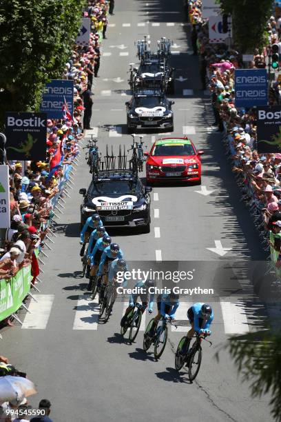 Nairo Quintana of Colombia / Andrey Amador of Costa Rica / Daniele Bennati of Italy / Imanol Erviti of Spain / Mikel Landa of Spain / Jose Joaquin...