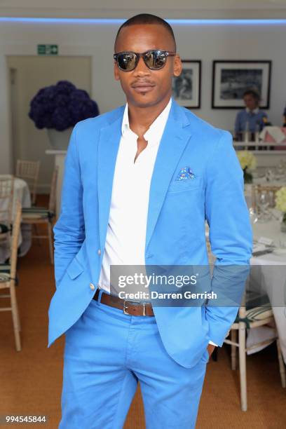 Eric Underwood attends the Polo Ralph Lauren and British Vogue Wimbledon day on July 9, 2018 in London, England.