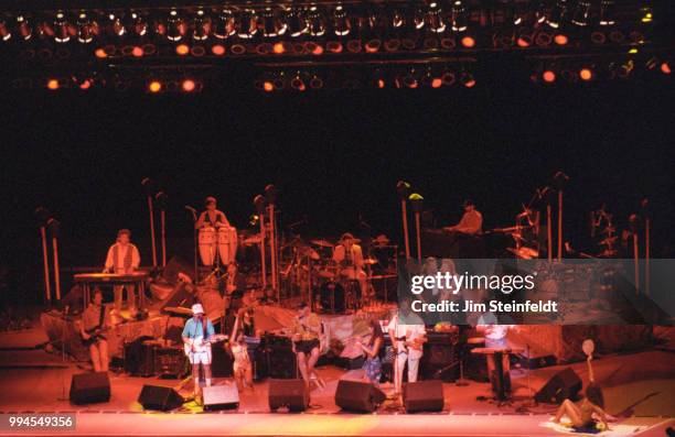 The Beach Boys perform on the Summer In Paradise Tour at the Minnesota State Fair in St. Paul, Minnesota on September 6, 1992.