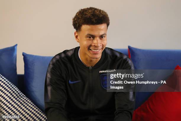 England's Dele Alli during the media access at Repino Cronwell Park.