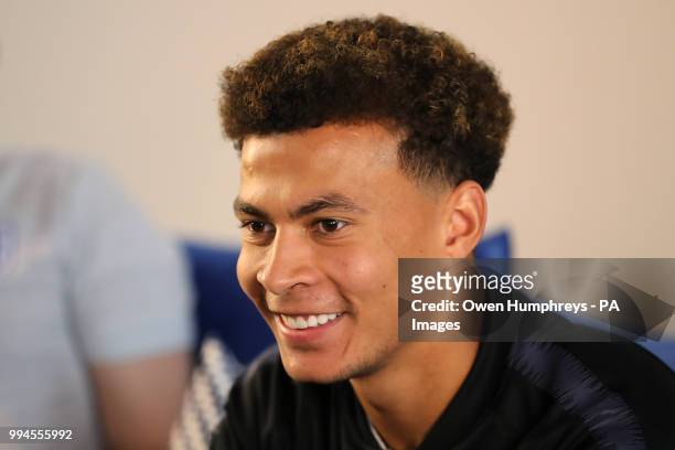 England's Dele Alli during the media access at Repino Cronwell Park.