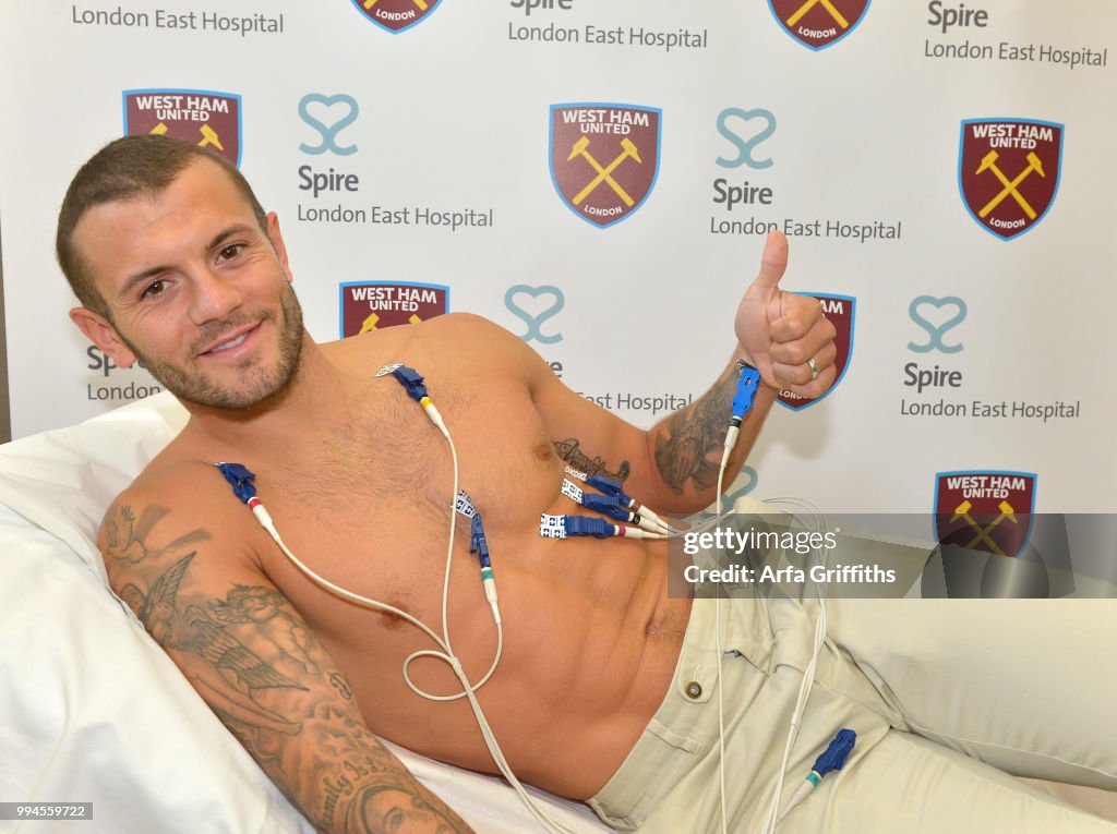 West Ham United Unveil New Signing Jack Wilshere