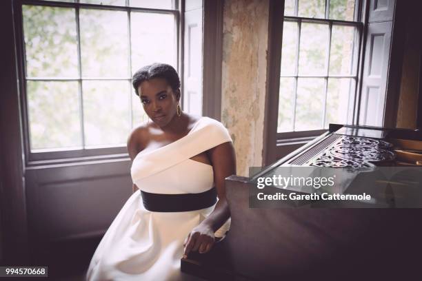 Actor Wunmi Mosaku is photographed on April 24, 2017 in London, England.