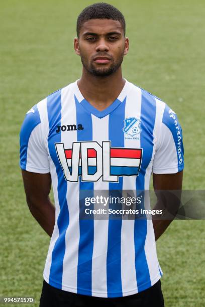 Rodney Klooster of FC Eindhoven during the Photocall FC Eindhoven at the Jan Louwers Stadium on July 9, 2018 in Eindhoven Netherlands