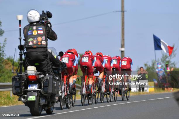 Ilnur Zakarin of Russia / Ian Boswell of The United States / Robert Kiserlovksi of Croatia / Marcel Kittel of Germany / Pavel Kochetkov of Rusia /...