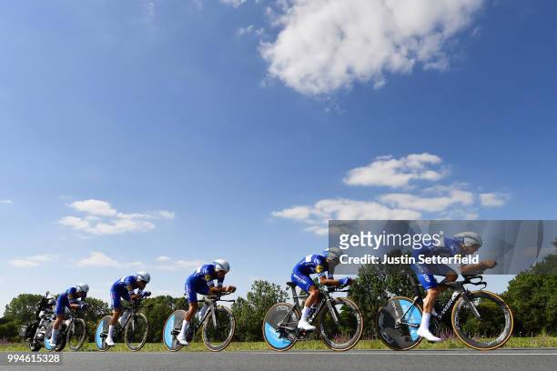 Bob Jungels of Luxembourg / Julian Alaphilippe of France / Philippe Gilbert of Belgium / Niki Terpstra of The Netherlands / Yves Lampaert of Belgium...