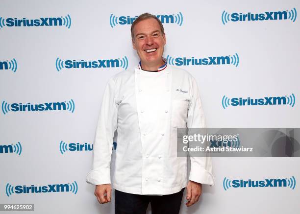 Master pastry chef Jacques Torres visits the SiriusXM Studios on July 9, 2018 in New York City.Ê