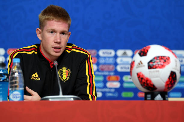 RUS: Belgium Press Conference - 2018 FIFA World Cup Russia