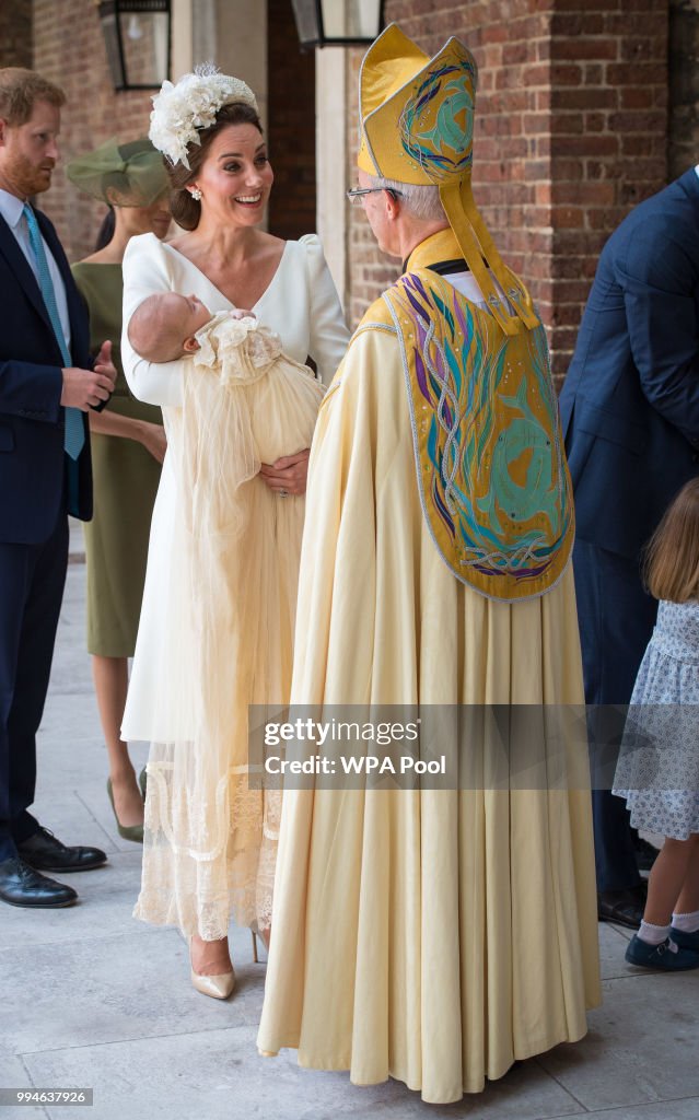 Christening Of Prince Louis Of Cambridge At St James's Palace