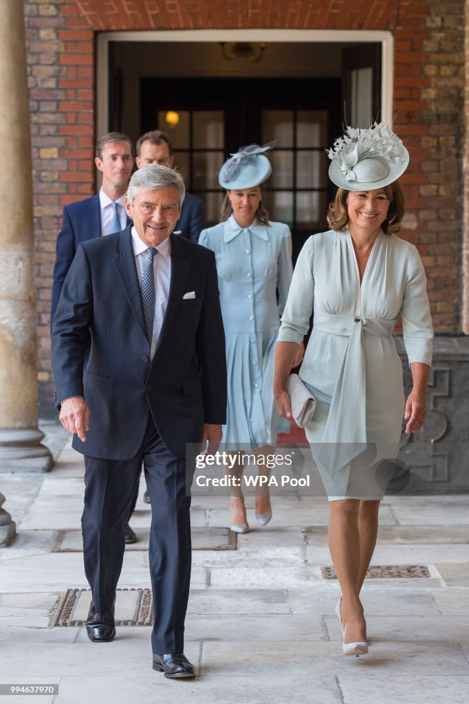 Christening Of Prince Louis Of Cambridge At St James's Palace