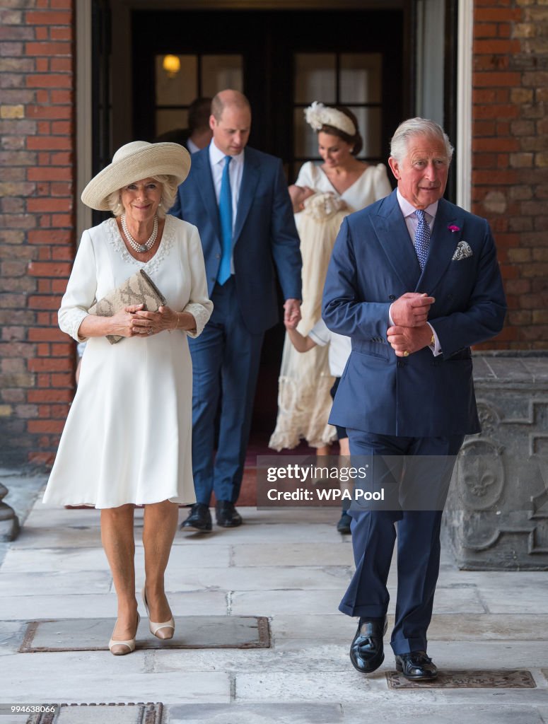 Christening Of Prince Louis Of Cambridge At St James's Palace