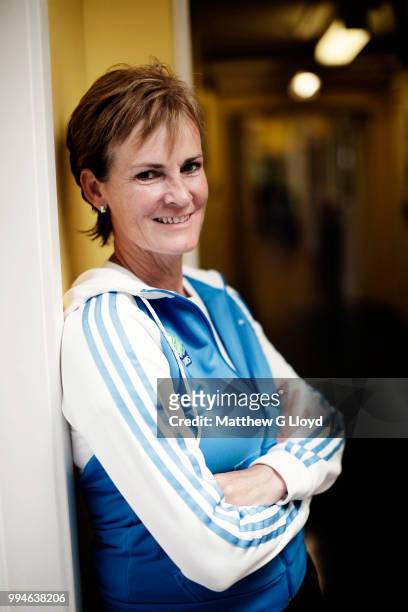 Tennis coach Judy Murray is photographed for the Times on June 14, 2011 in London, England.