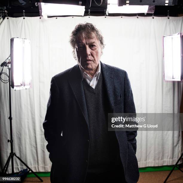 Playwright and screenwriter Tom Stoppard is photographed for the Los Angeles Times on February 11, 2013 in London, England.