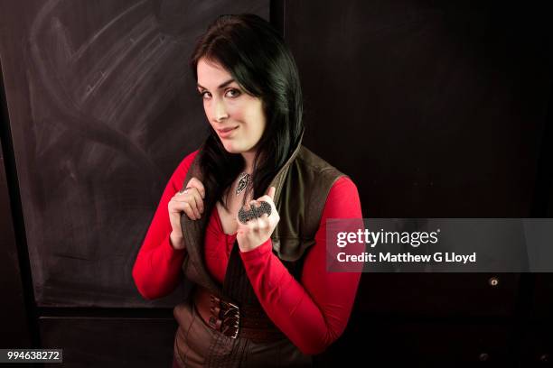 Computer games scriptwriter Rhianna Pratchett is photographed for the Times on February 25, 2013 in London, England.