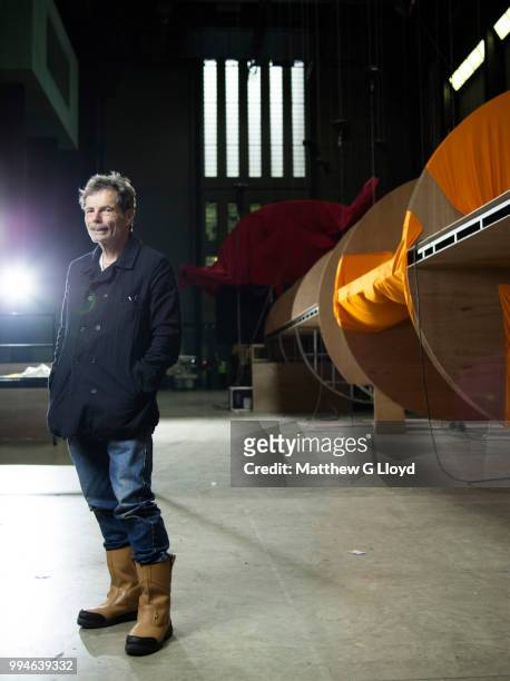 Artist and poet Richard Tuttle is photographed for the Times on September 11, 2014 in London, England.