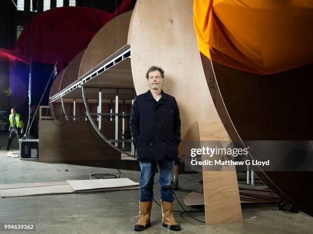 Artist and poet Richard Tuttle is photographed for the Times on September 11, 2014 in London, England.