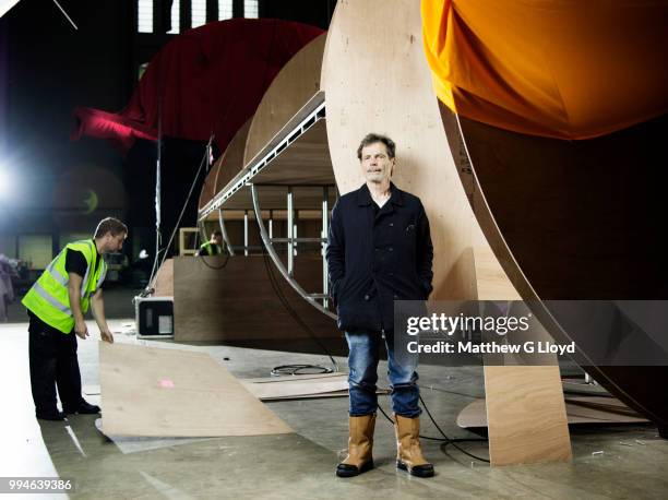 Artist and poet Richard Tuttle is photographed for the Times on September 11, 2014 in London, England.