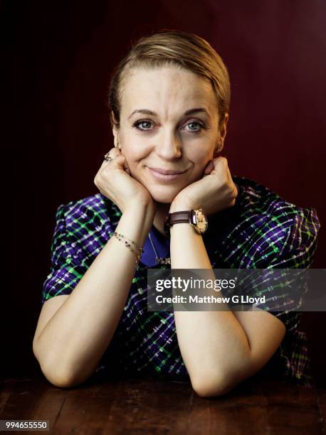 Actor Amanda Abbington is photographed for the Times on November 7, 2014 in London, England.