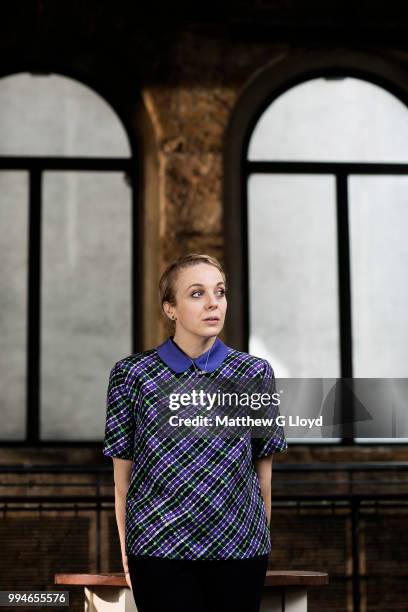 Actor Amanda Abbington is photographed for the Times on November 7, 2014 in London, England.