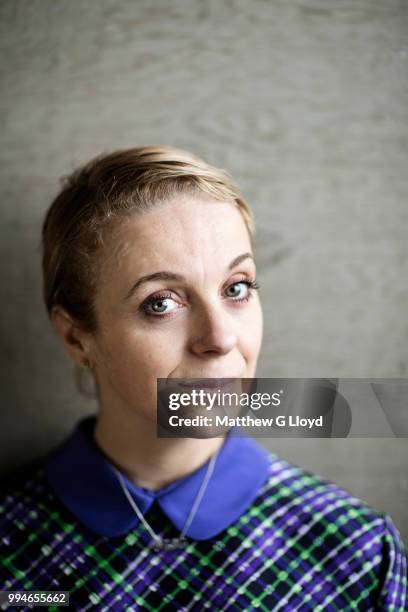 Actor Amanda Abbington is photographed for the Times on November 7, 2014 in London, England.